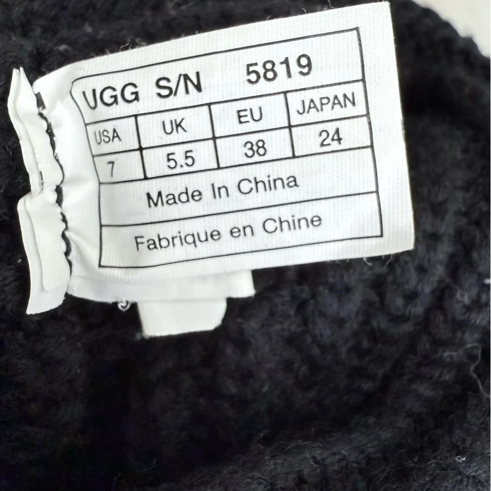 UGG Classic Cardy Knit Button Boots Grunge Cozy - Picture 10 of 12